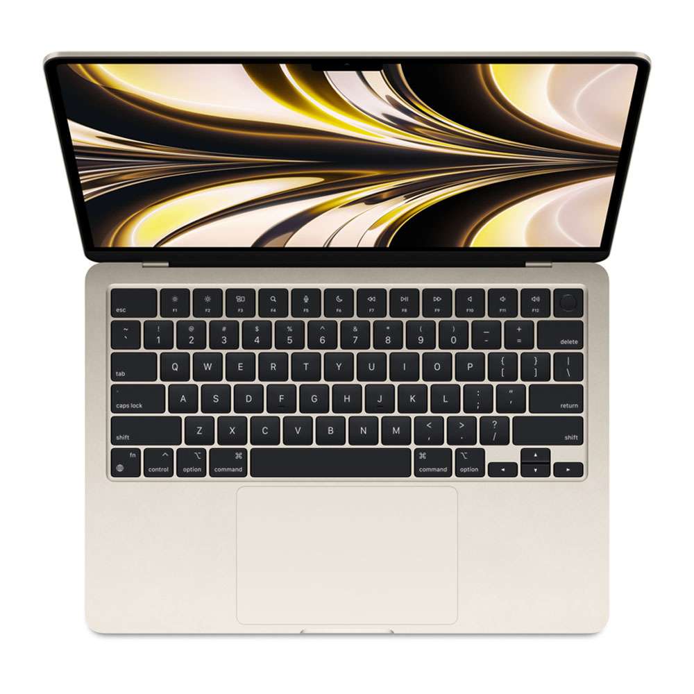 MacBook Air MLY13 13.6-Inch Display: Apple M2 chip with 8-core CPU and 8-core GPU - International Version