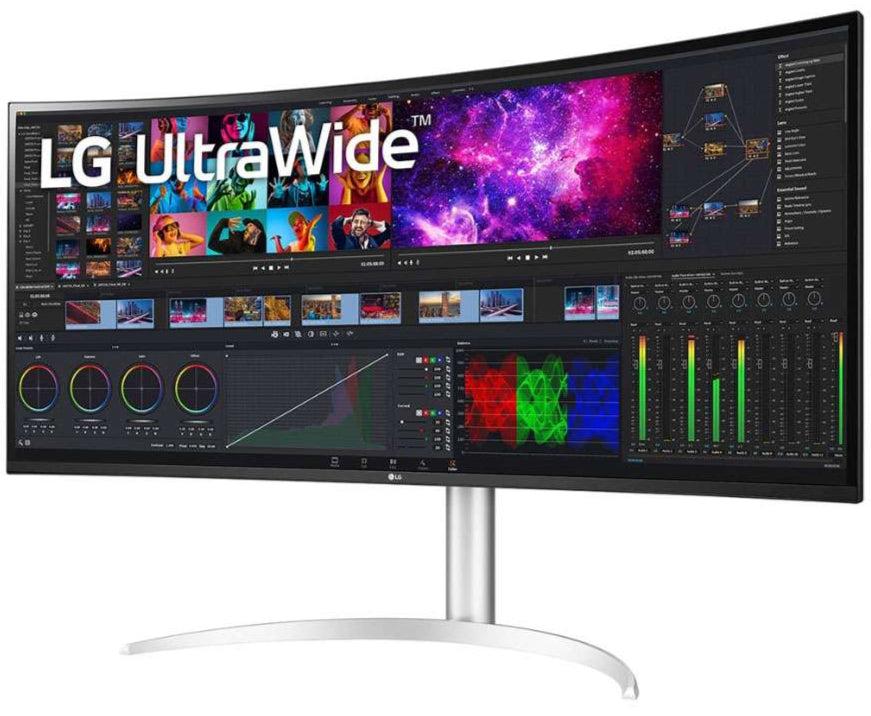 LG Curved UltraWide 40 Inch WUHD Nano IPS Monitor with Thunderbolt 4 Connectivity, 40WP95C-W