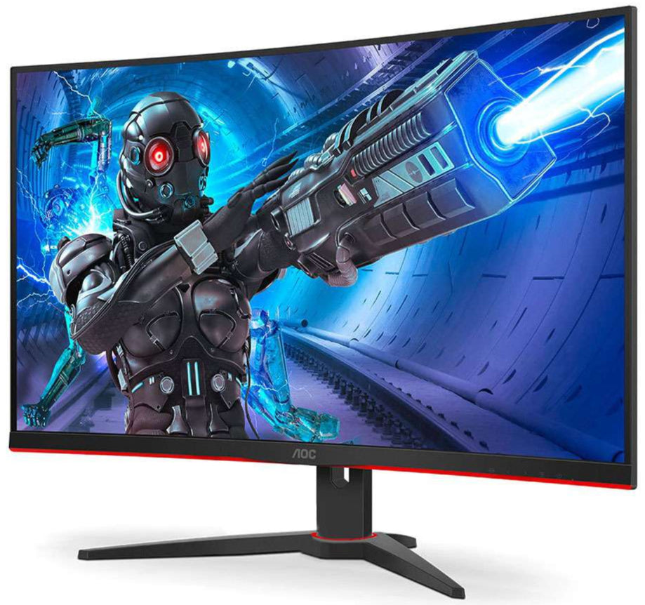 AOC C32G2ZE 32 Inch, 240Hz, 1ms, FHD Curved Gaming Monitor, Black