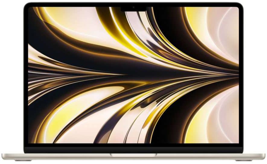 MacBook Air MLY13 13.6-Inch Display: Apple M2 chip with 8-core CPU and 8-core GPU - International Version