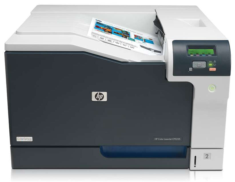 HP Color Pro CP5225n A3 Laser Printer White - CE711A