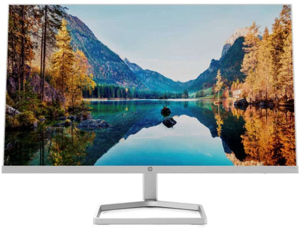 HP M24fw 24 Inch Full HD IPS LCD Monitor with AMD FreeSync, Silver 2D9K1AA