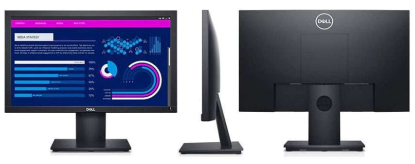 Dell LED 18.5 Inch E1920H Black Monitor