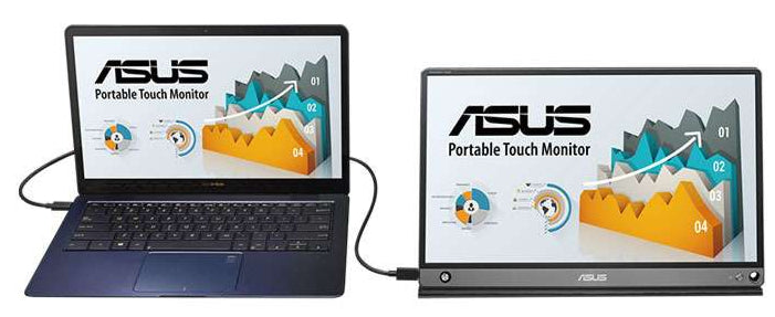 Asus 15.6 Inch ZenScreen USB, Touch Screen portable monitor MB16AMT