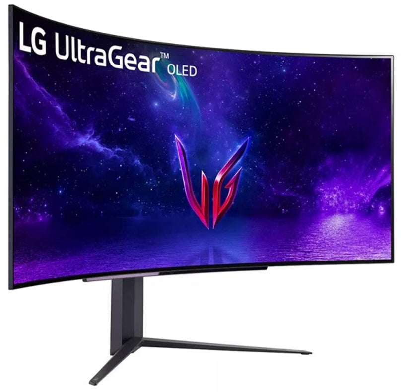 LG 45 Inch WQHD 240Hz UltraGear OLED Curved Gaming Monitor, 45GR95QE-B