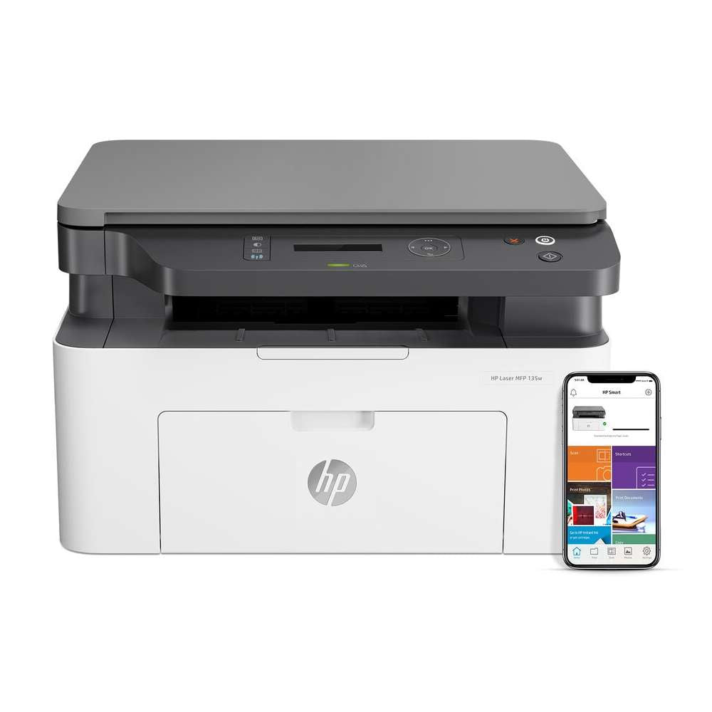 HP Laser MFP 135w Mono LaserJet Printer 4ZB83A