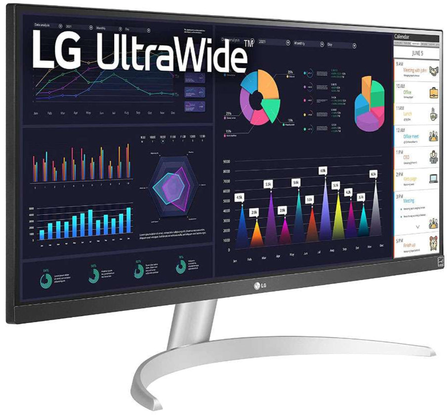 LG 29WQ600-W 29 Inch Full HD IPS Monitor with AMD FreeSync