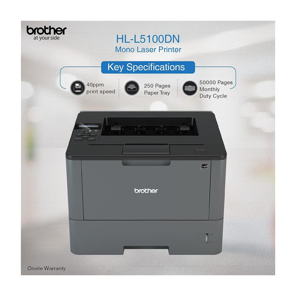 Brother Professional Mono Laser Printer, HL-L5210DN