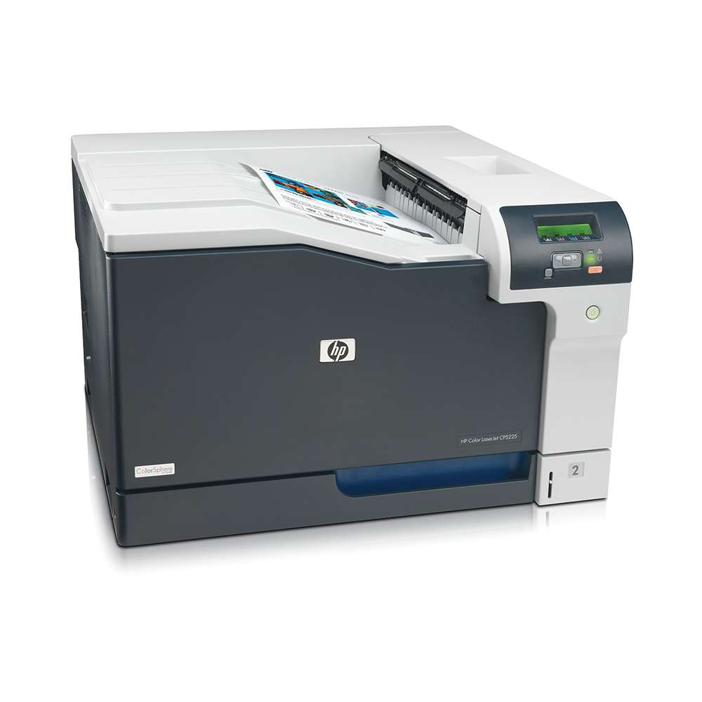 HP Color Pro CP5225n A3 Laser Printer White - CE711A