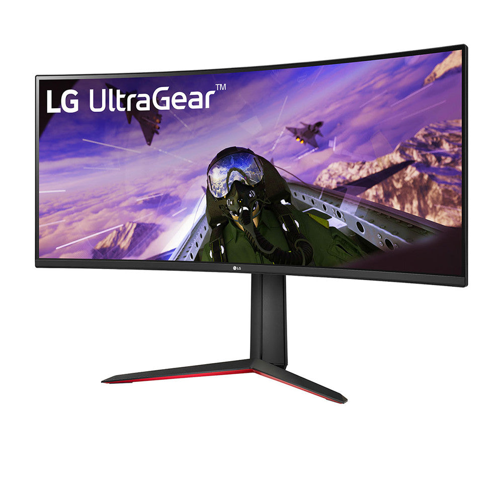 LG 34 Inch Curved UltraGear QHD HDR 10 160Hz Monitor with Tilt and Height Adjustable Stand, 34GP63A-B