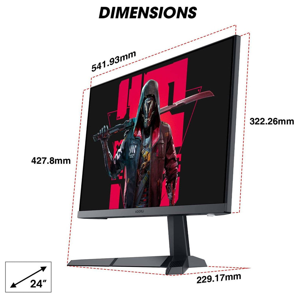 Koorui 24E3 24 Inch FHD IPS Gaming Monitor