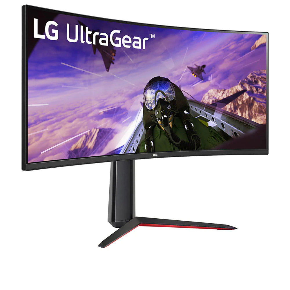 LG 34 Inch Curved UltraGear QHD HDR 10 160Hz Monitor with Tilt and Height Adjustable Stand, 34GP63A-B