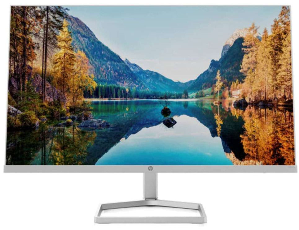 HP M24fw 24 Inch Full HD IPS LCD Monitor with AMD FreeSync, Silver 2D9K1AA