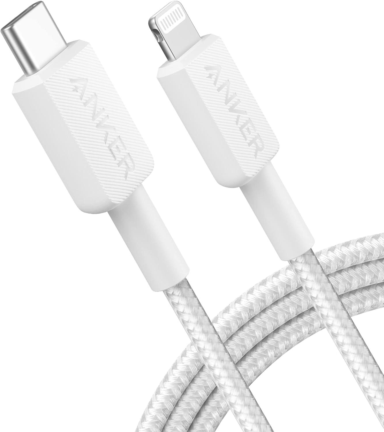 Anker 322 USB-C to Lightning Cable (Braided) 6ft