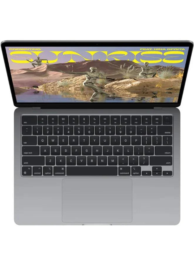 MacBook Air MLXX3 13.6-Inch Display : Apple M2 chip with 8-core CPU and 10-core GPU - International Version