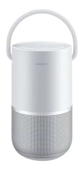 Portable Smart Speaker, Water-Resistant Design With 360° Sound Bluetooth Wi-Fi And Airplay 2 Triple Luxe Silver