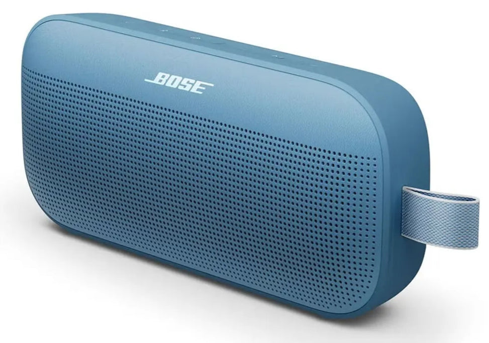 SoundLink Flex Portable Bluetooth Speaker (2nd Gen), Portable Outdoor Speaker with Hi-Fi Audio, Up to 12 Hours Battery Life, Waterproof and Dustproof Blue